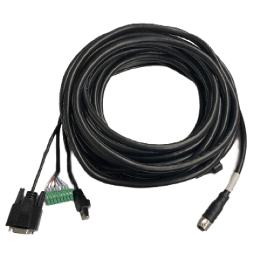 一体线网口静态，5米，17pin转open/RJ45/DB9